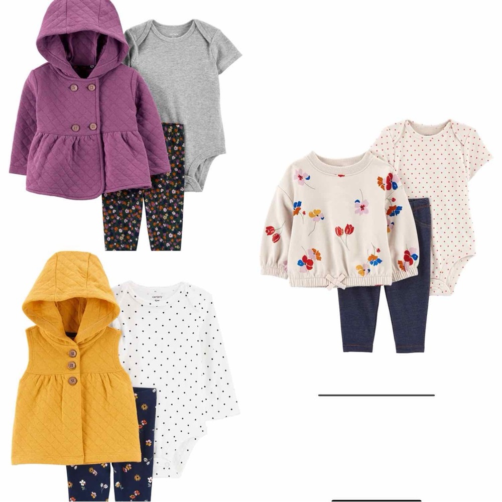Baby girl bundle 18 months carters